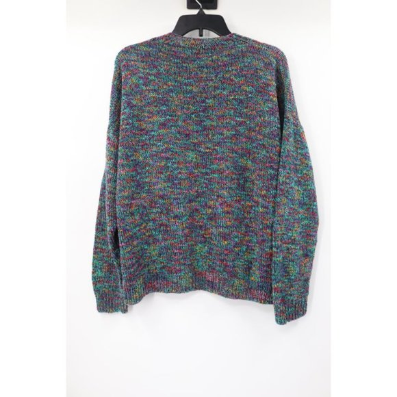 Vintage missoni women’s L/XL made in italy 1/4 zip crew neck sweater multicolor - Picture 4 of 9